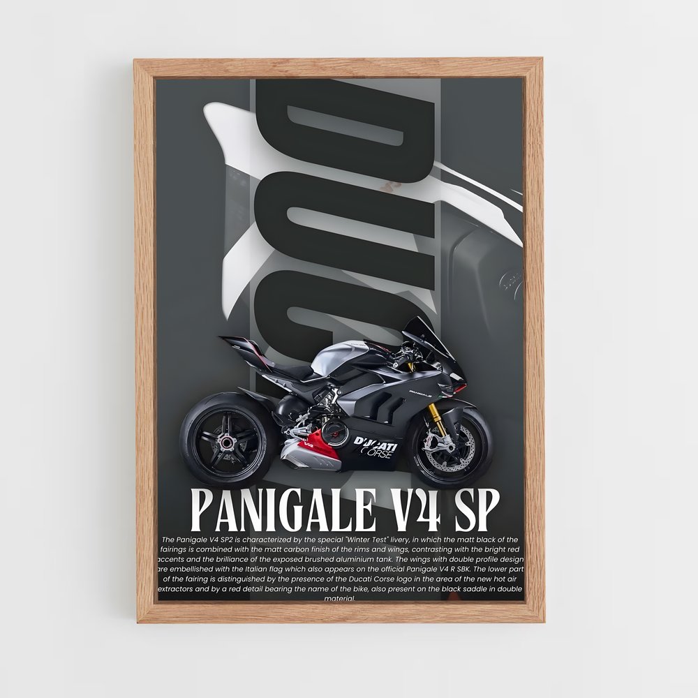 Poster Ducati Panigale V4 SP (vue 4)