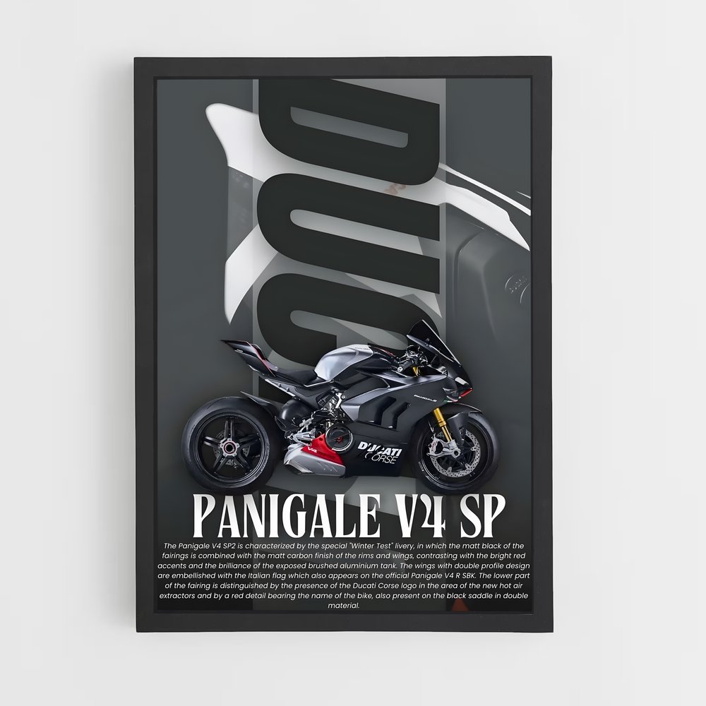 Poster Ducati Panigale V4 SP (vue 2)
