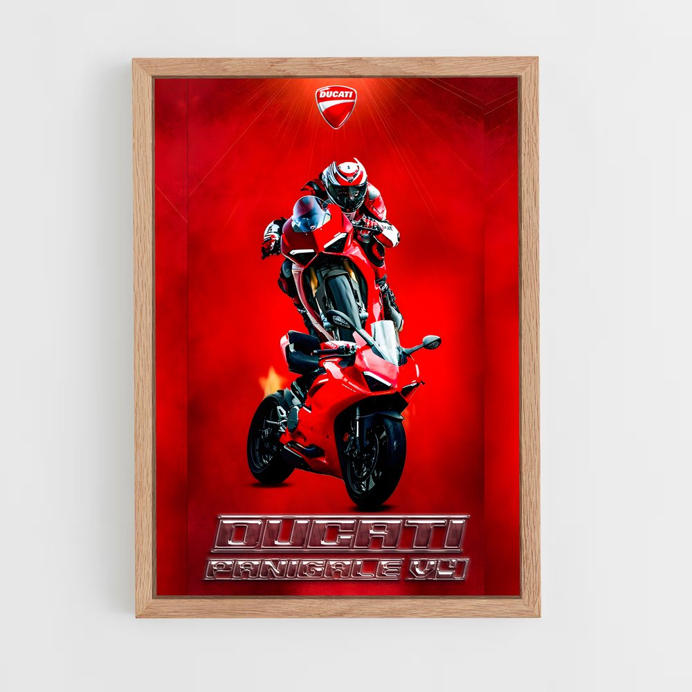Poster Ducati Panigale V4 (vue 4)