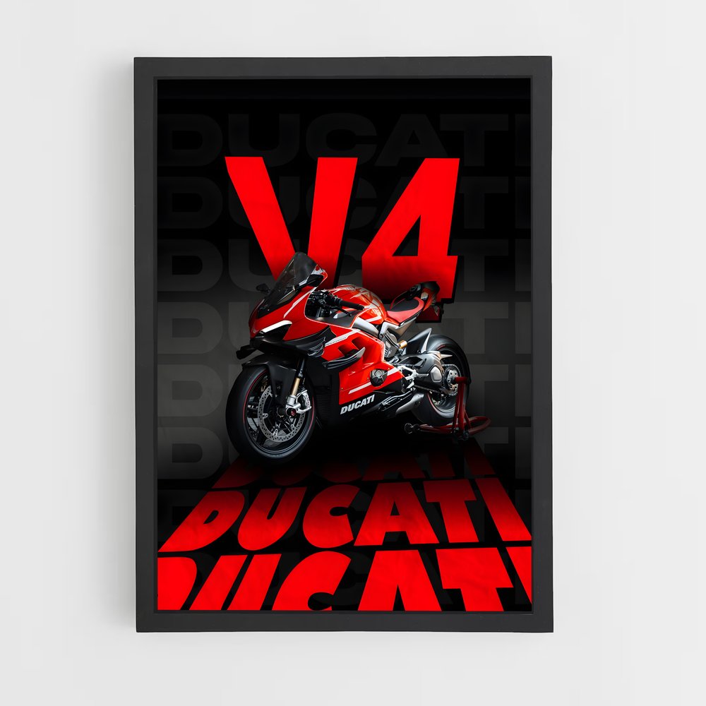 Poster Ducati V4 (vue 2)