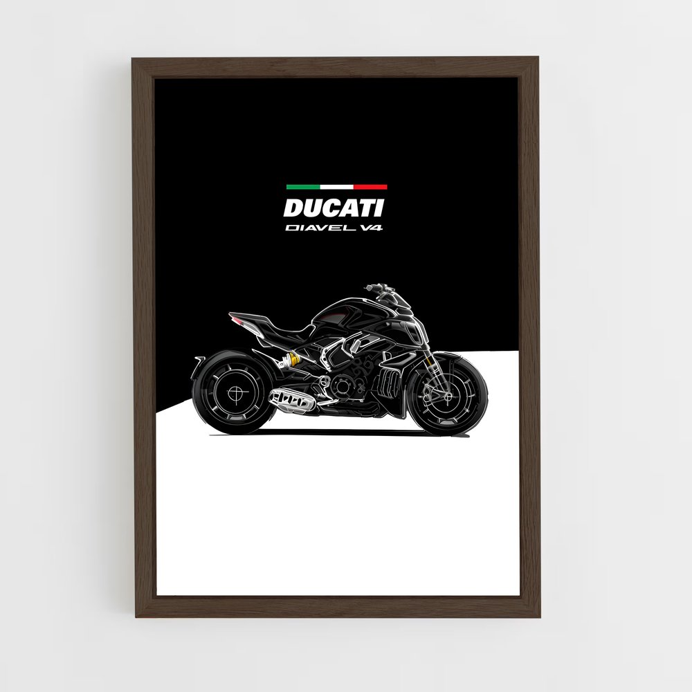 Poster Ducati Diavel V4 (vue 5)
