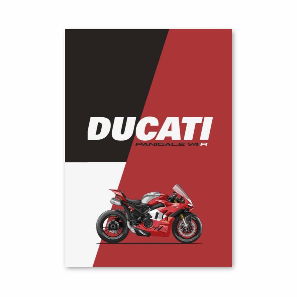 Poster Panigale V4R – affiche Ducati