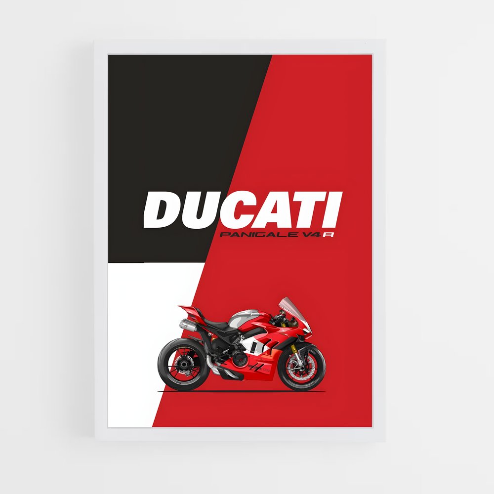 Poster Panigale V4R – affiche Ducati (vue 3)