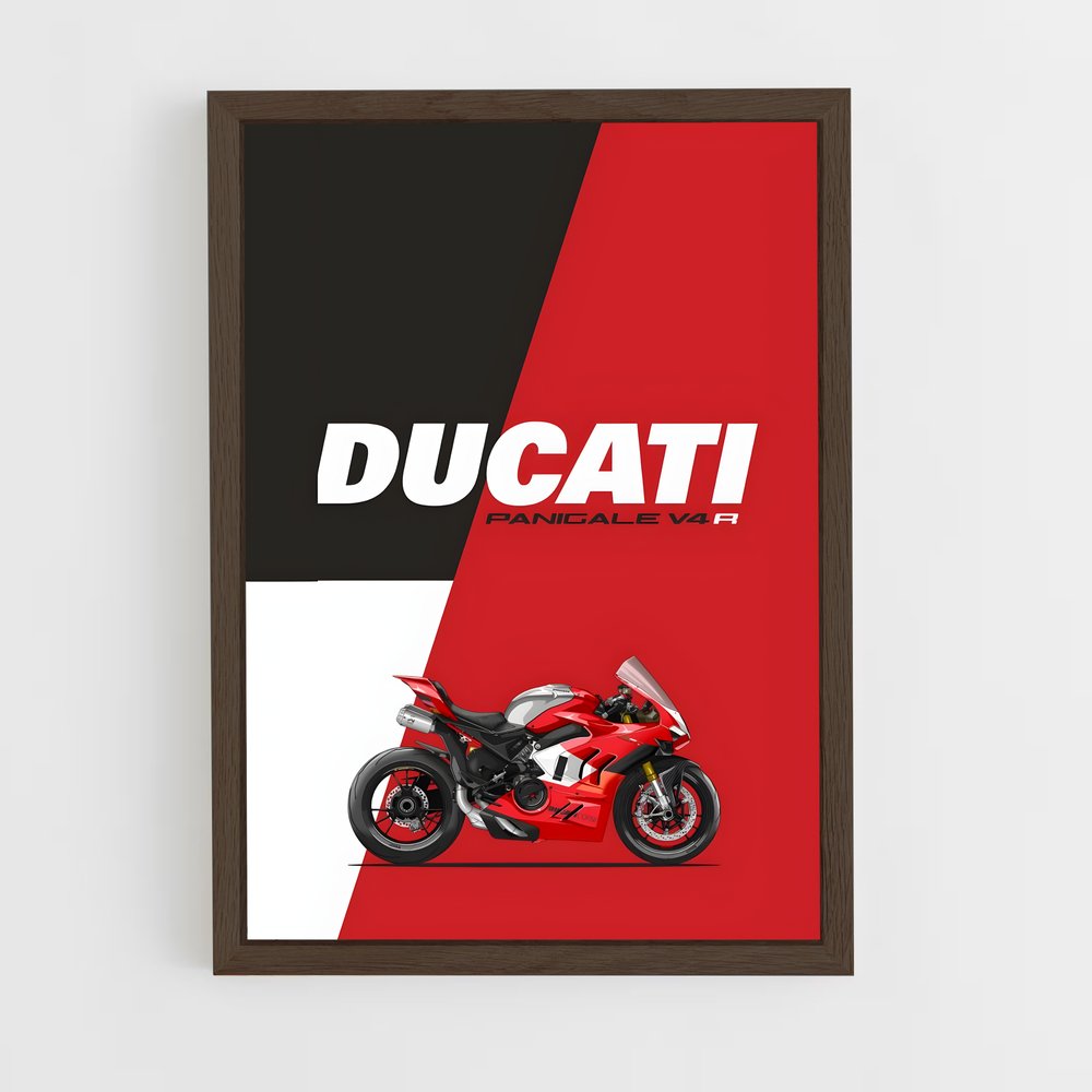 Poster Panigale V4R – affiche Ducati (vue 5)