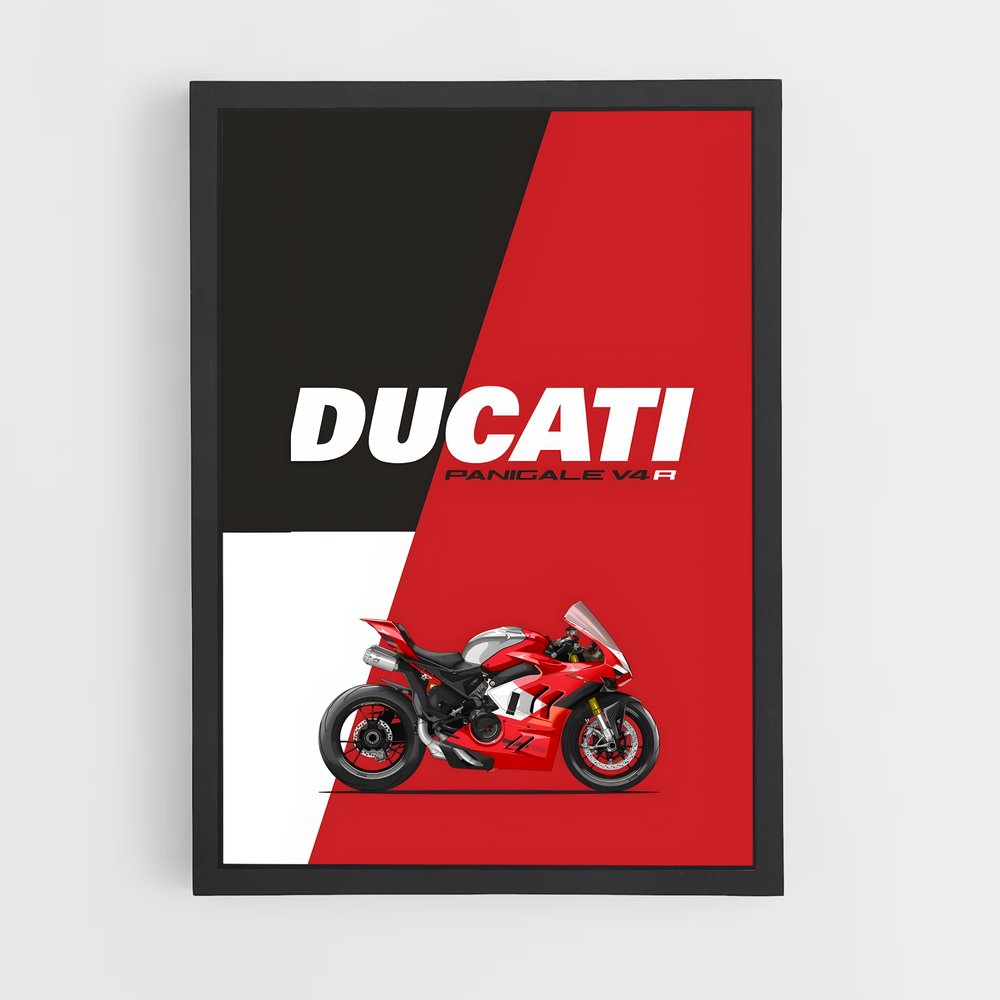 Poster Panigale V4R – affiche Ducati (vue 2)