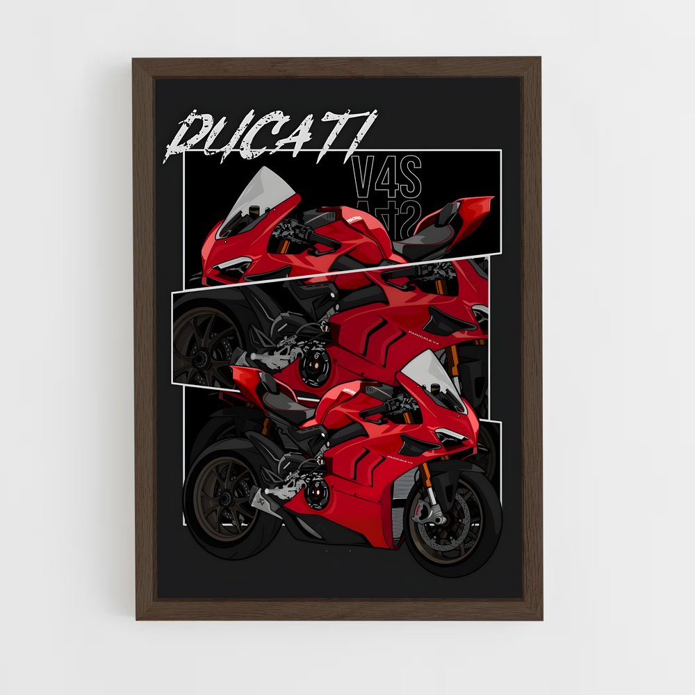 Poster Ducati V4S (vue 5)