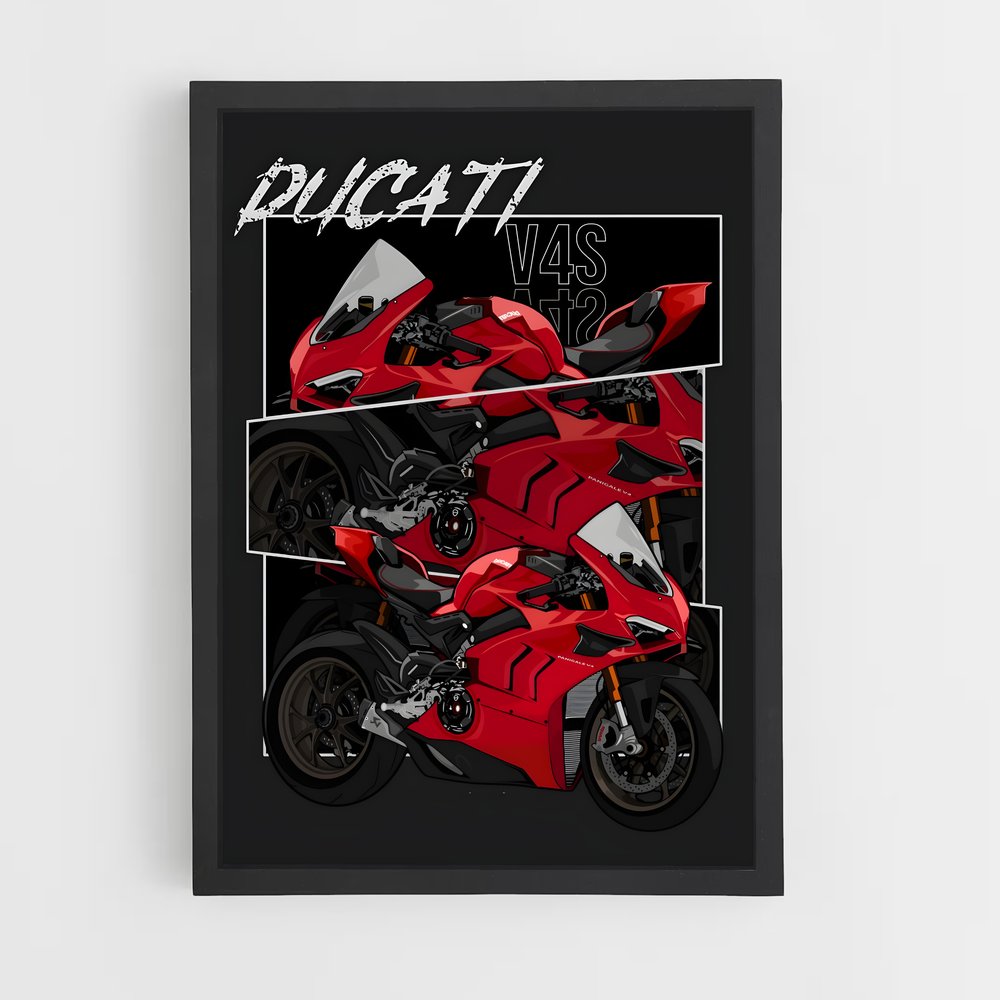 Poster Ducati V4S (vue 2)