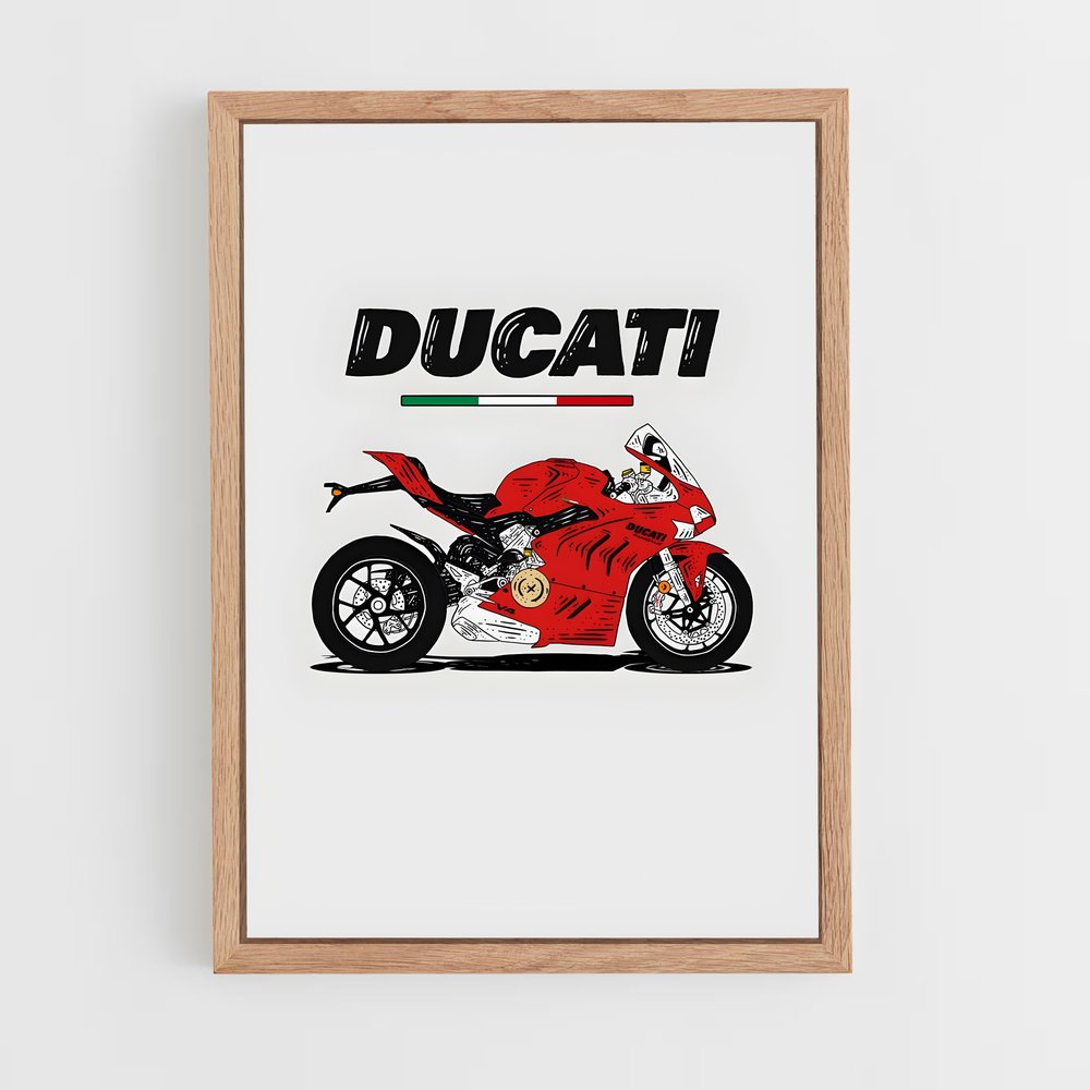 Poster Ducati Italie (vue 4)