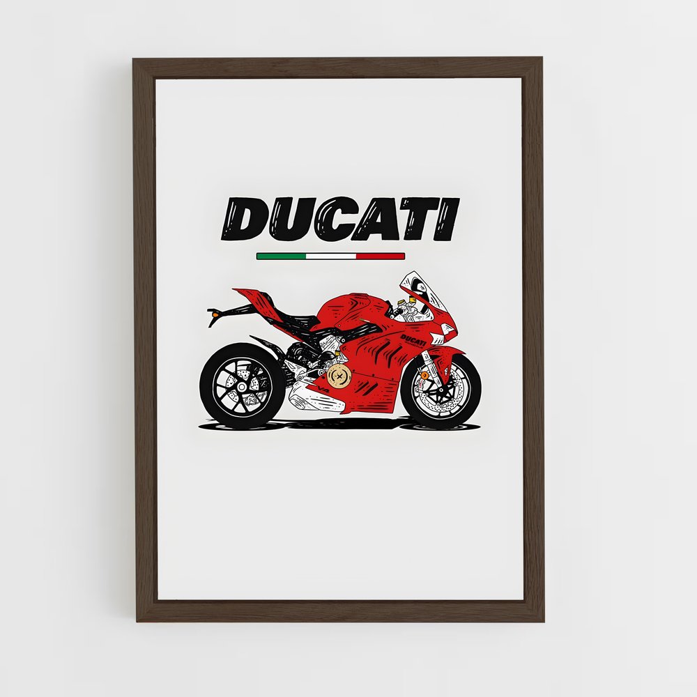 Poster Ducati Italie (vue 5)