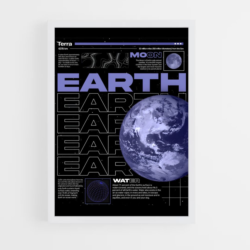 Poster Terre Informations (vue 3)
