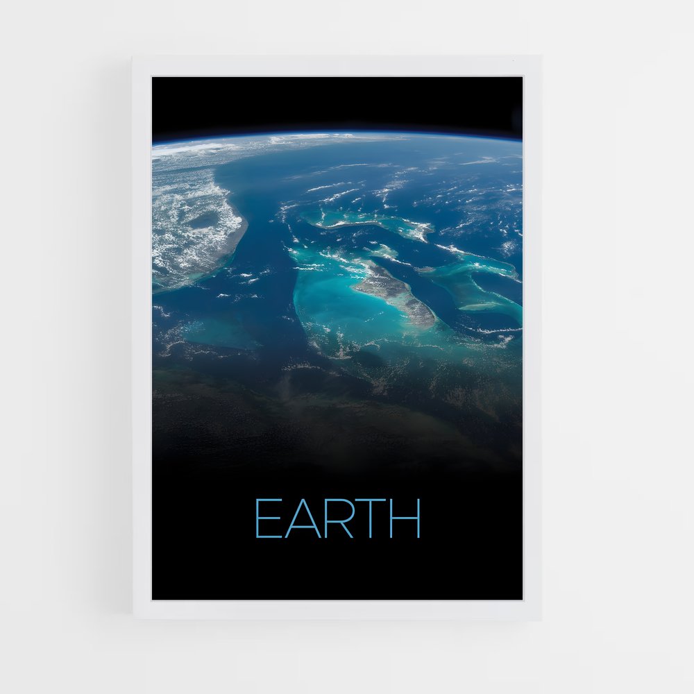 Poster Terre Océan (vue 3)