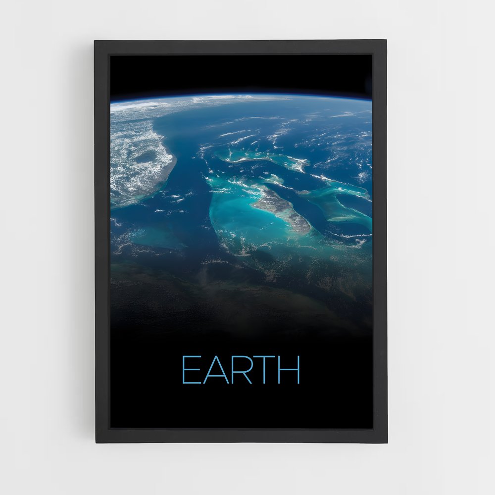 Poster Terre Océan (vue 2)