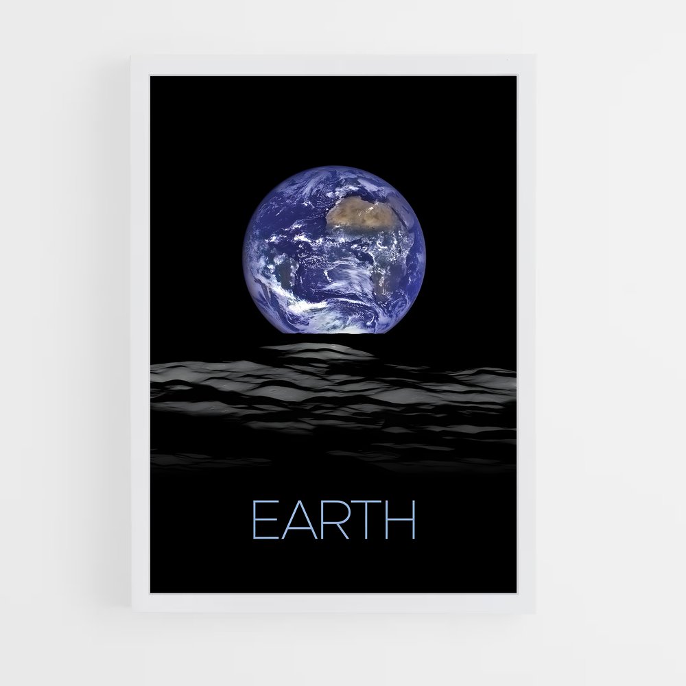 Poster Terre depuis la Lune (vue 3)