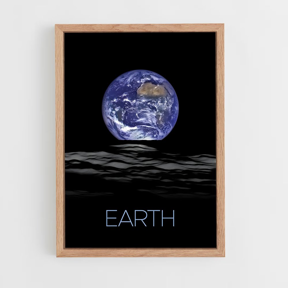 Poster Terre depuis la Lune (vue 4)
