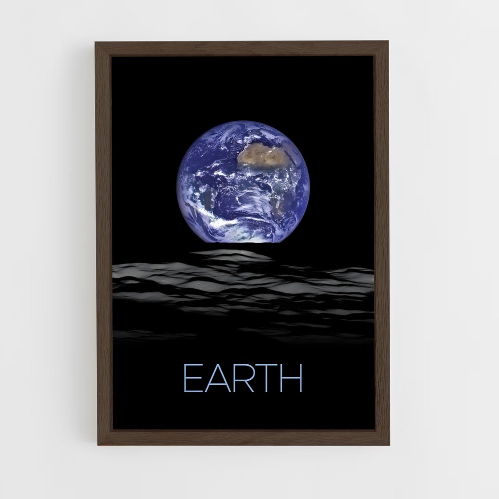 Poster Terre depuis la Lune (vue 5)