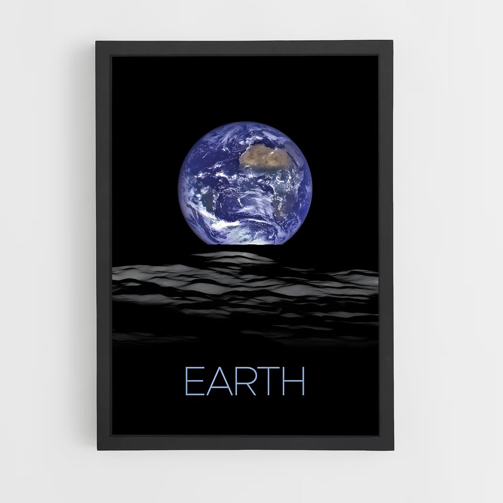Poster Terre depuis la Lune (vue 2)