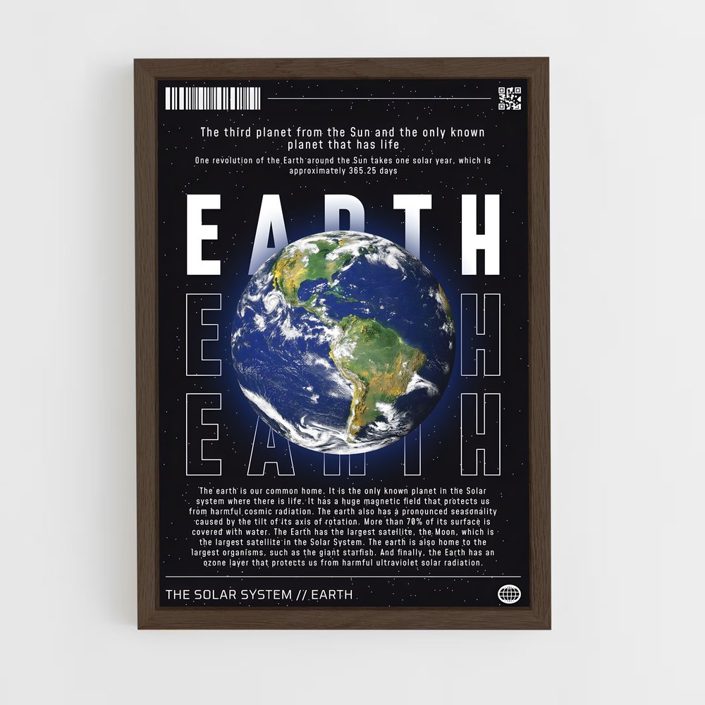 Affiche Terre Système Solaire (vue 5)