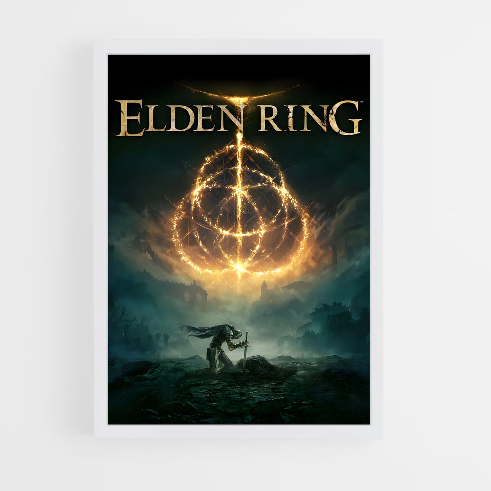 Poster Elden Ring Héro (vue 3)