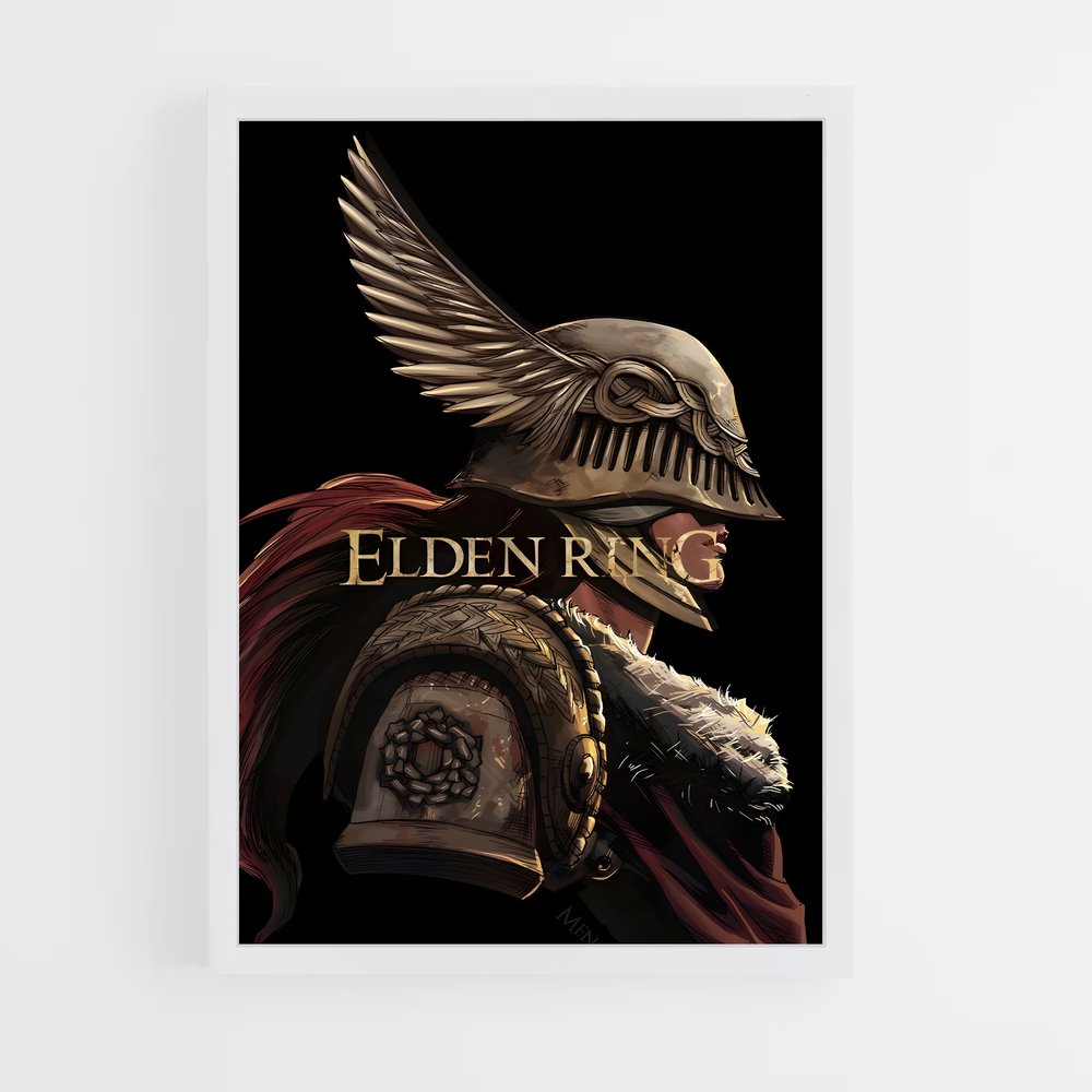 Poster Elden Ring Casque (vue 3)
