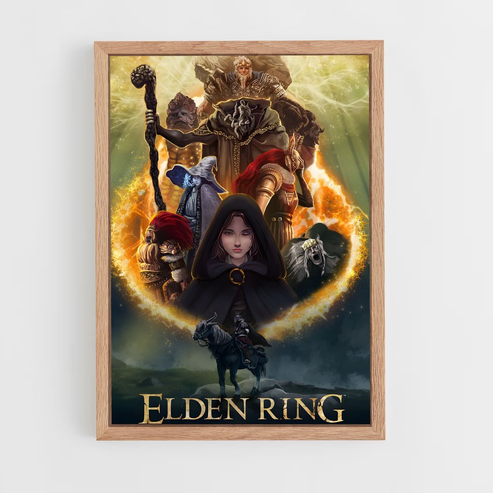 Poster Elden Ring Personnages (vue 4)