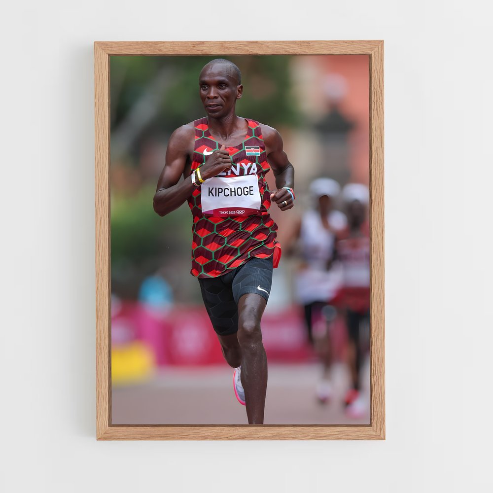 Poster Eliud Kipchoge Record – affiche Jeux Olympiques (vue 4)