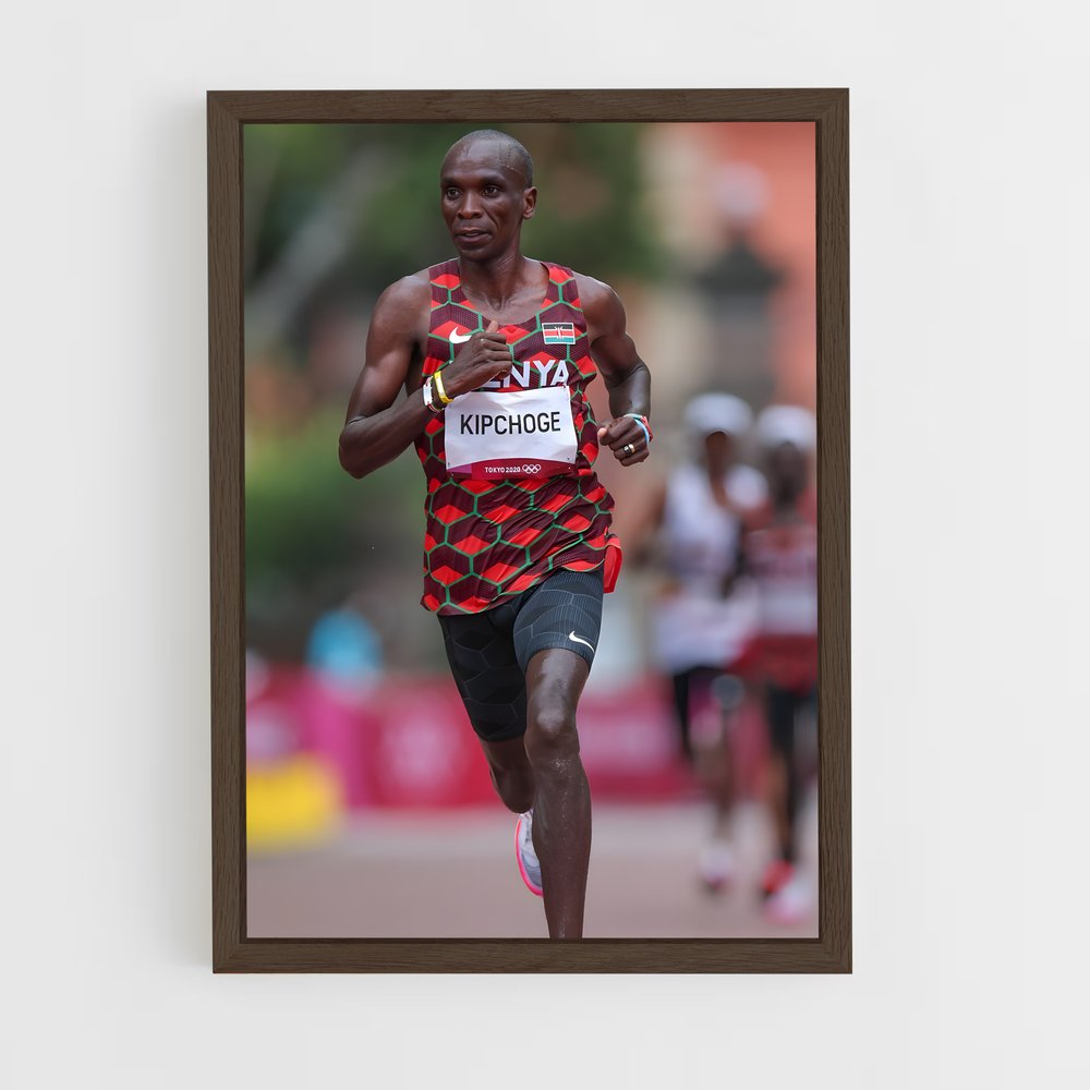 Poster Eliud Kipchoge Record – affiche Jeux Olympiques (vue 5)