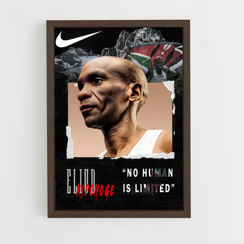 Poster Eliud Kipchoge Nike – affiche Jeux Olympiques (vue 5)