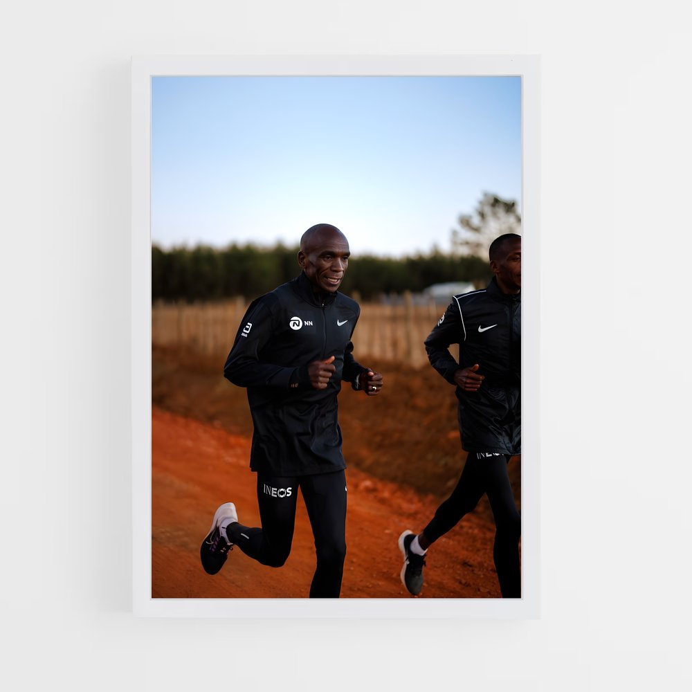Poster Eliud Kipchoge Sponsor – affiche Jeux Olympiques (vue 3)