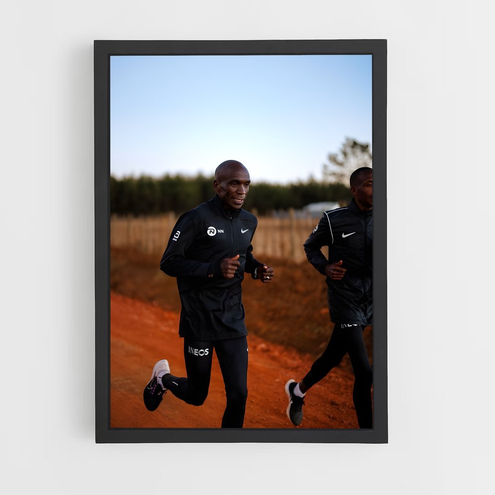 Poster Eliud Kipchoge Sponsor – affiche Jeux Olympiques (vue 2)