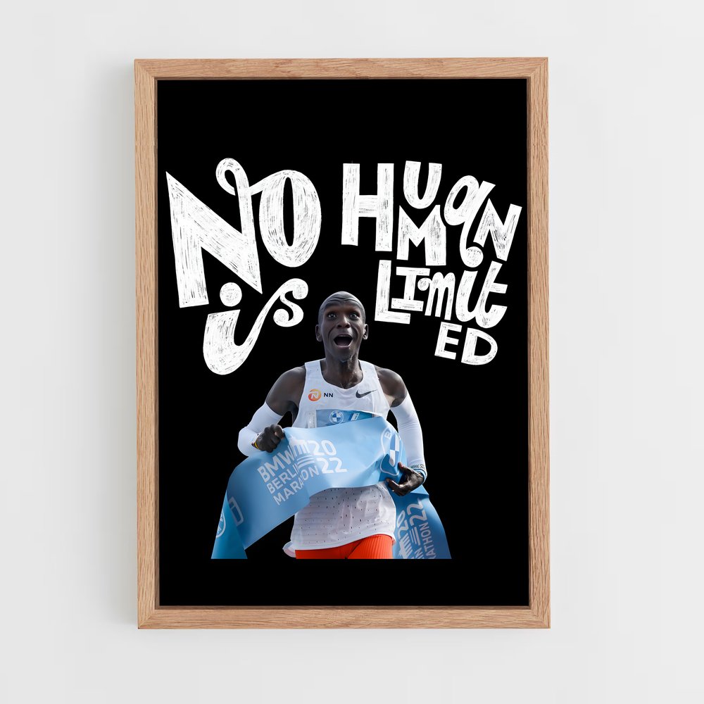 Poster Eliud Kipchoge Pas de limites – affiche Jeux Olympiques (vue 4)