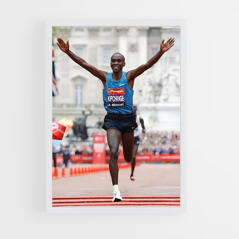 Poster Eliud Kipchoge Marathon – affiche Jeux Olympiques (vue 3)