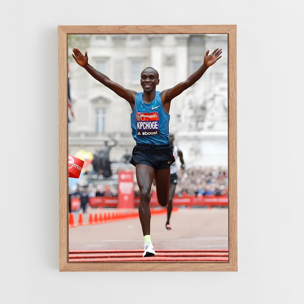 Poster Eliud Kipchoge Marathon – affiche Jeux Olympiques (vue 4)