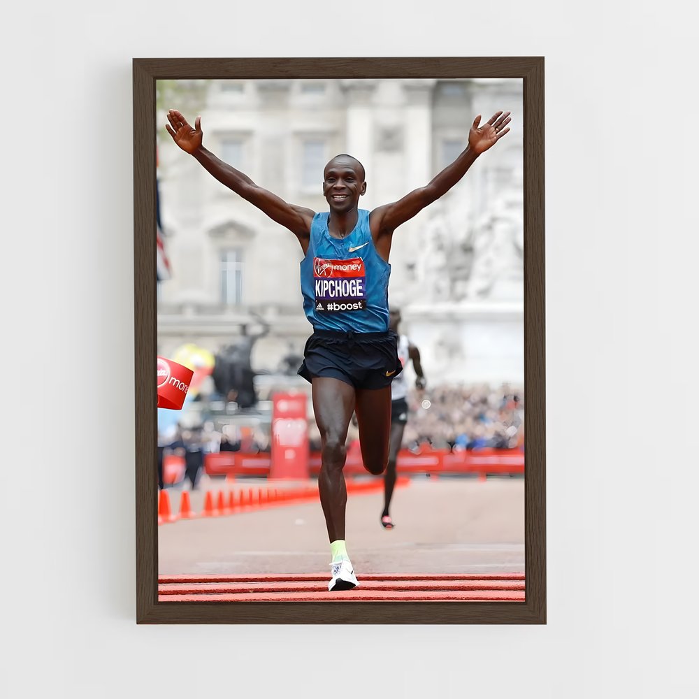 Poster Eliud Kipchoge Marathon – affiche Jeux Olympiques (vue 5)