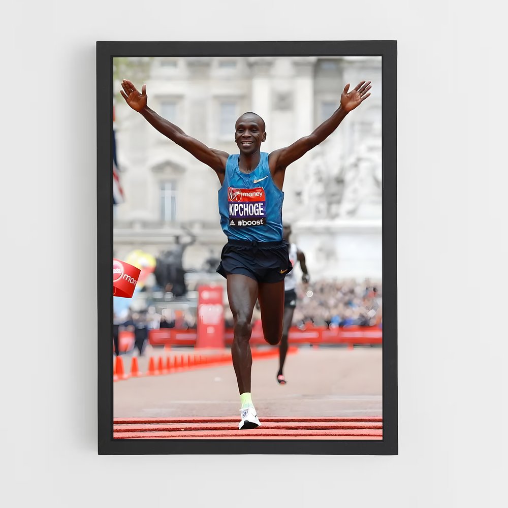 Poster Eliud Kipchoge Marathon – affiche Jeux Olympiques (vue 2)