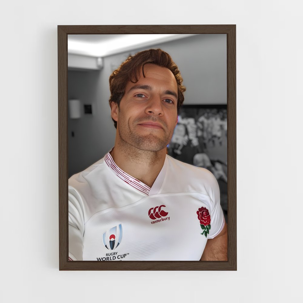 Poster Henry Cavill England Rugby (vue 5)