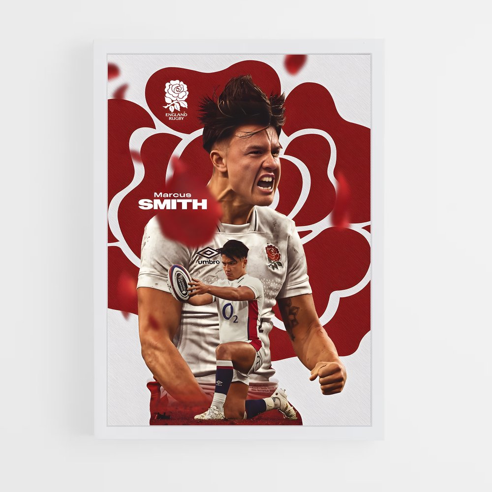 Poster Marcus Smith – affiche Rugby (vue 3)