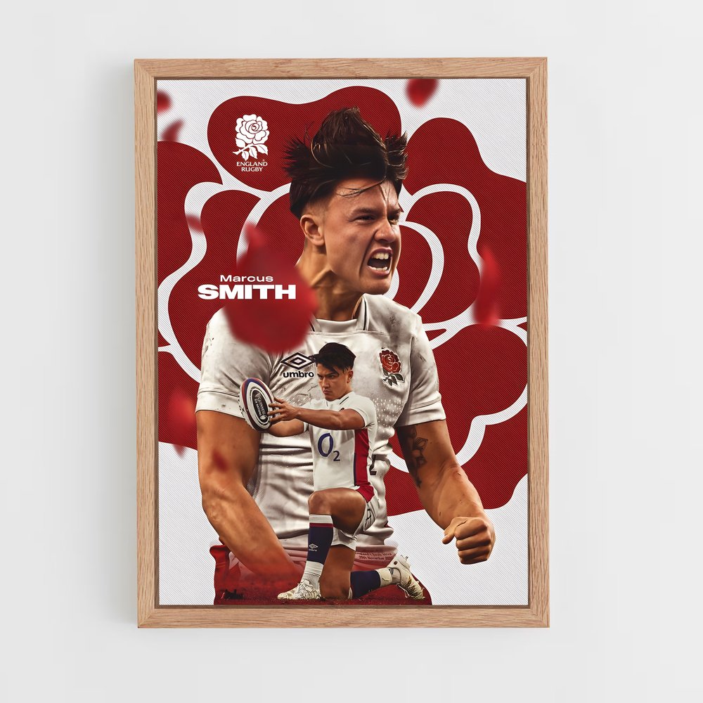 Poster Marcus Smith – affiche Rugby (vue 4)