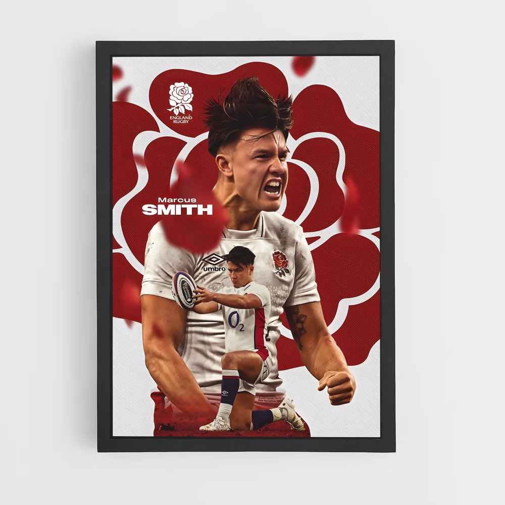 Poster Marcus Smith – affiche Rugby (vue 2)