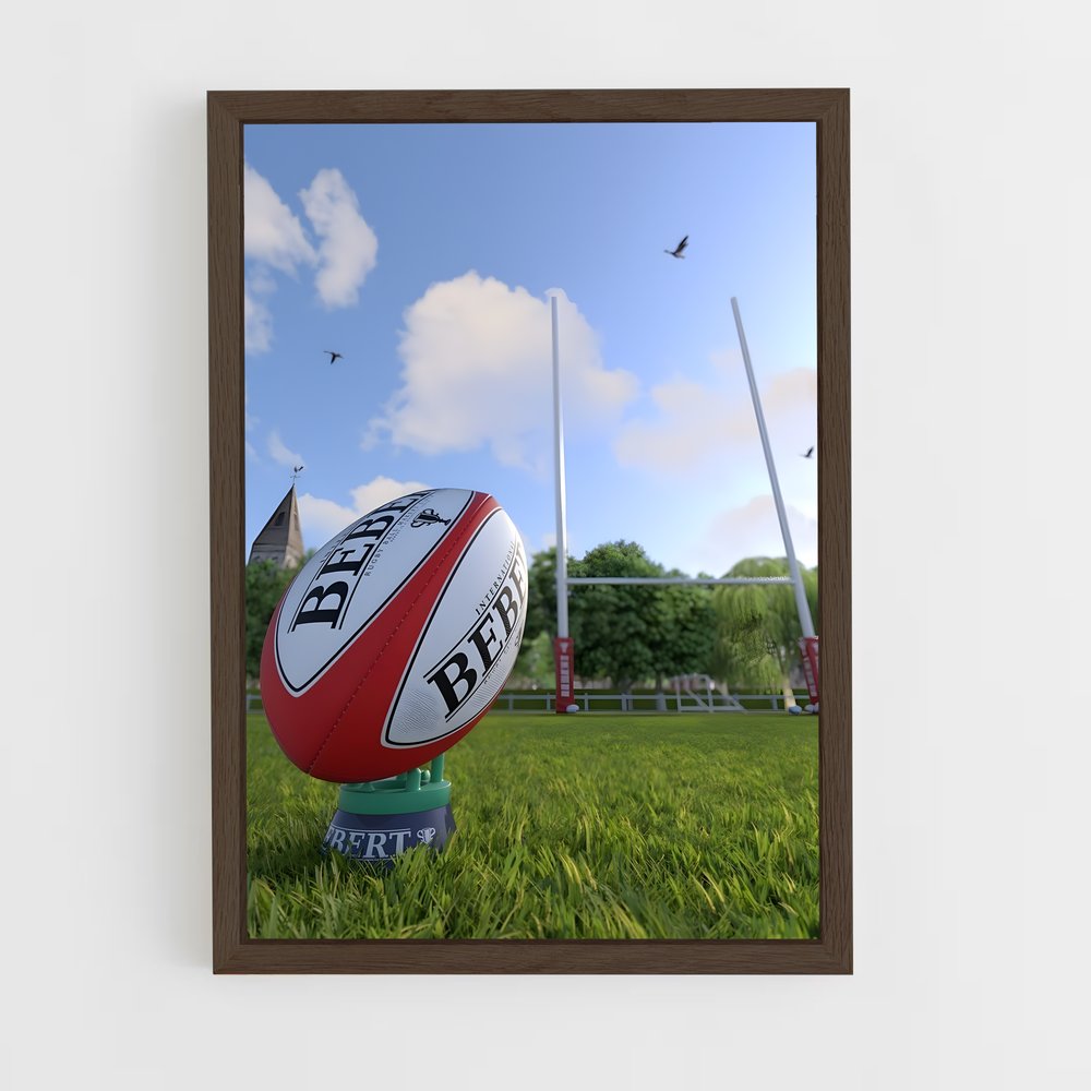 Poster England Rugby Ballon (vue 5)