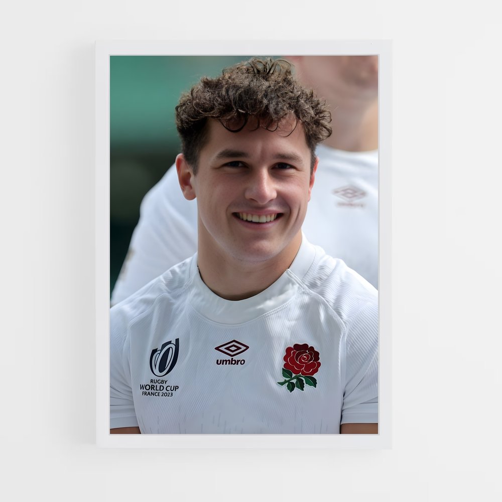 Poster Portrait England Rugby (vue 3)