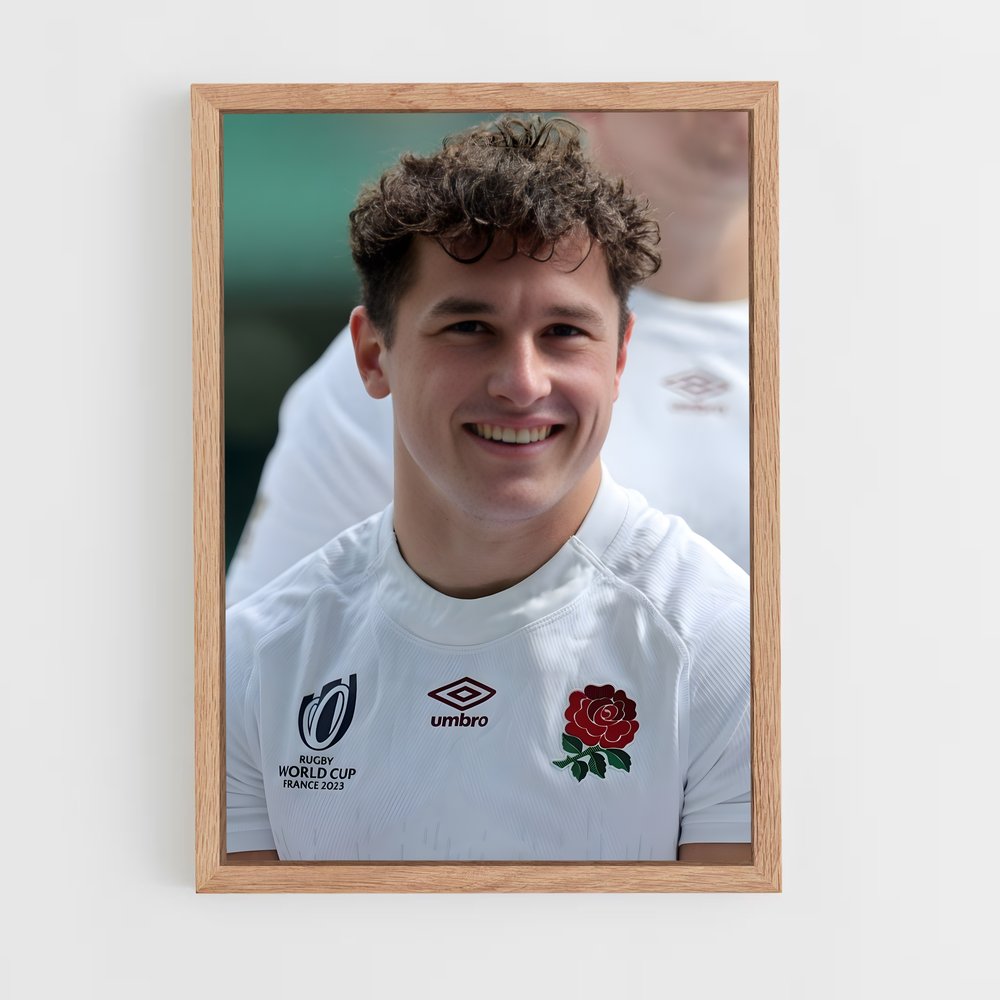 Poster Portrait England Rugby (vue 4)