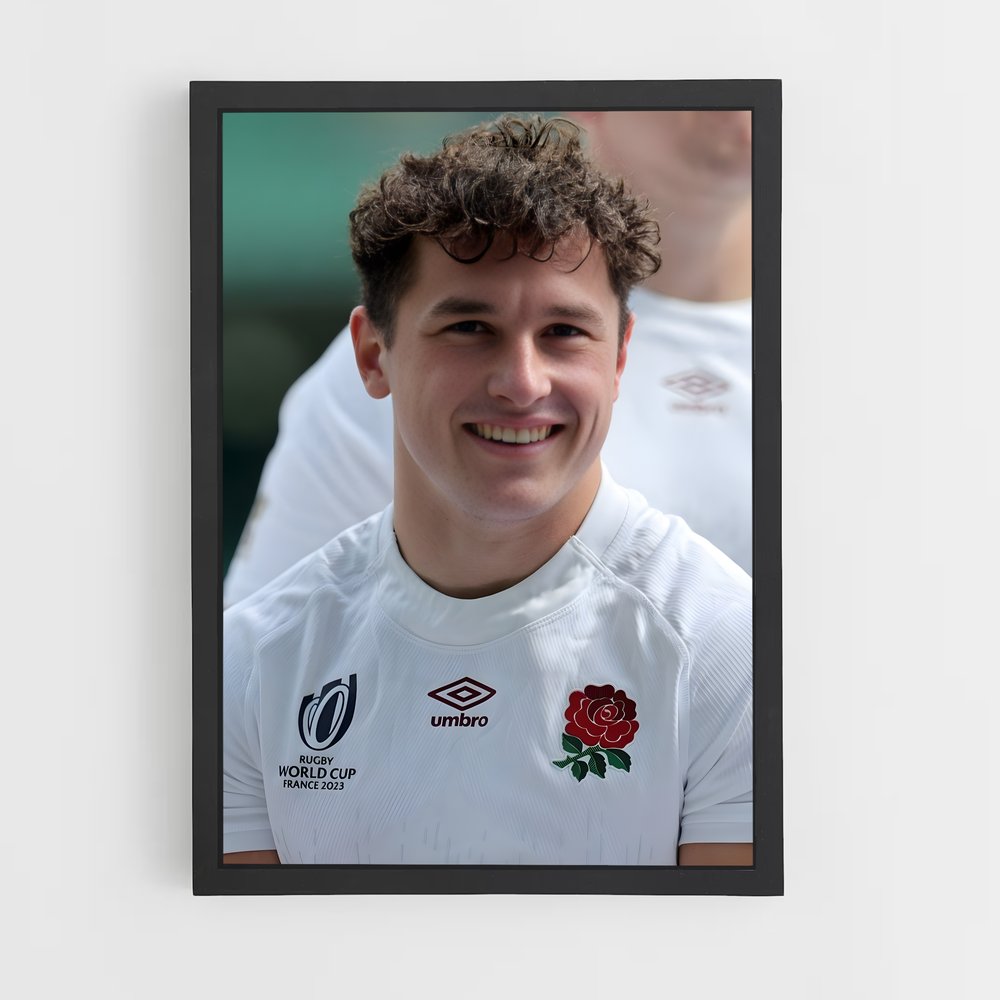 Poster Portrait England Rugby (vue 2)