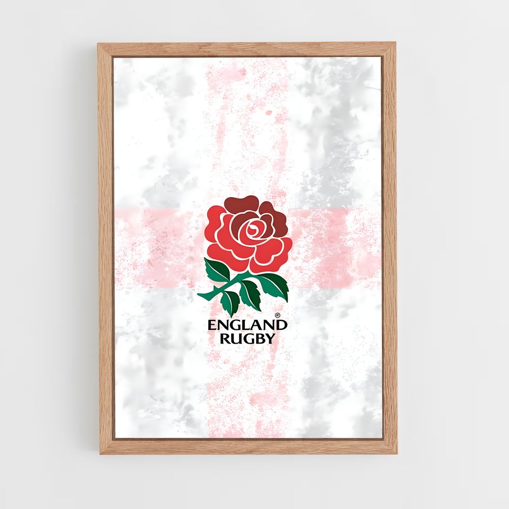 Poster Logo England Rugby (vue 4)