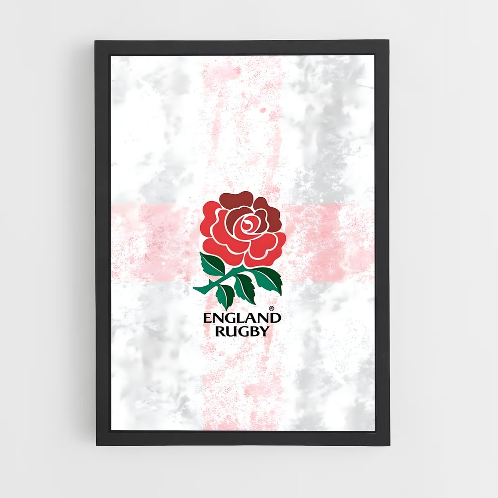 Poster Logo England Rugby (vue 2)