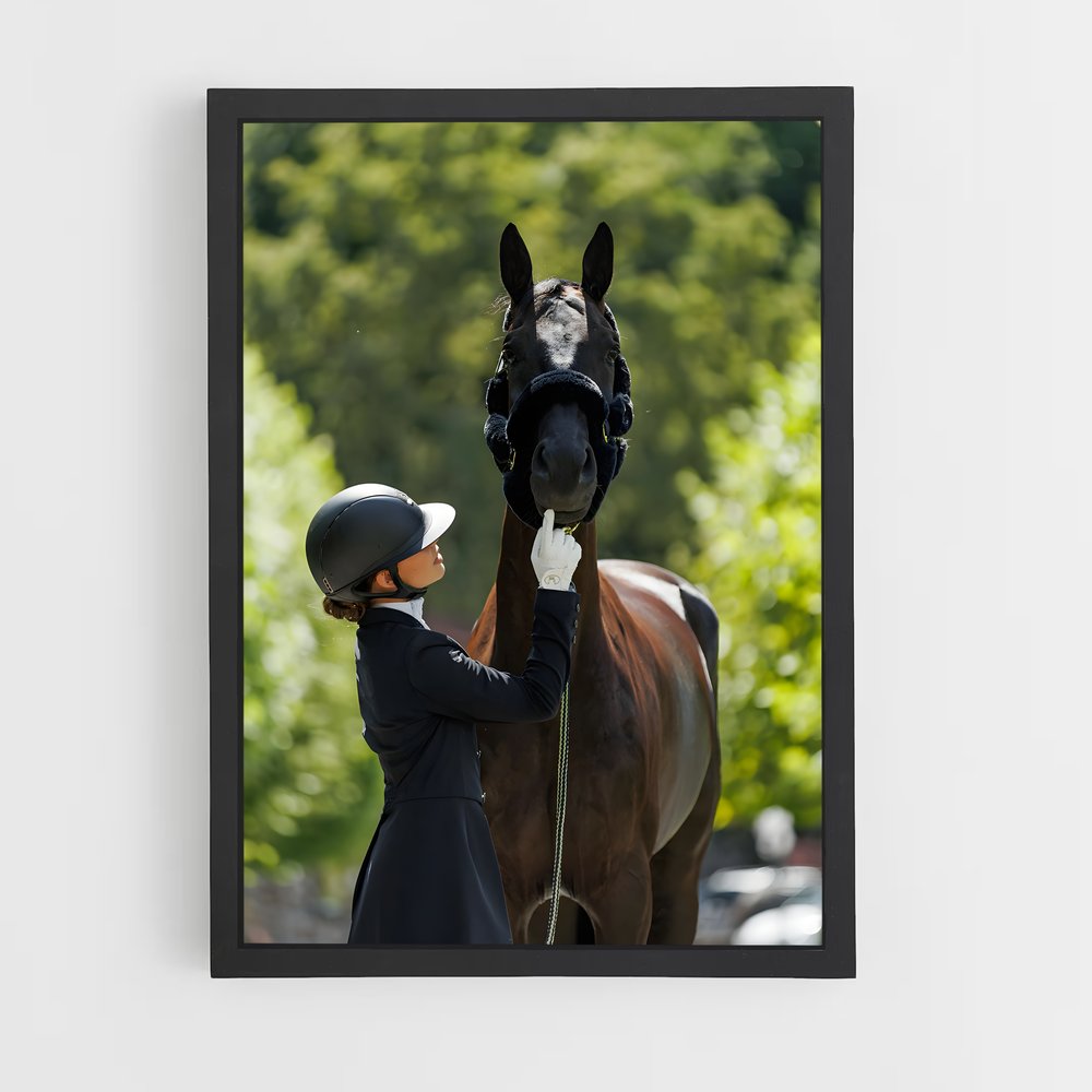 Poster Équitation Classe (vue 2)