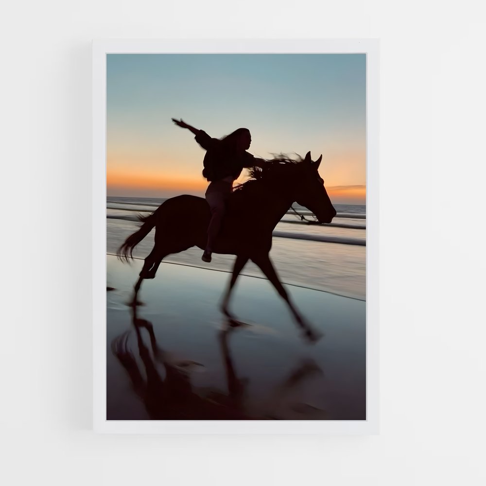 Poster Équitation à cru (vue 3)