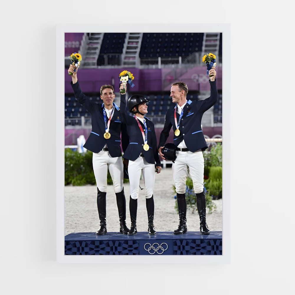 Poster Équitation Champions (vue 3)