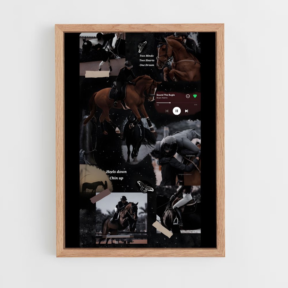 Poster Mood Équitation (vue 4)