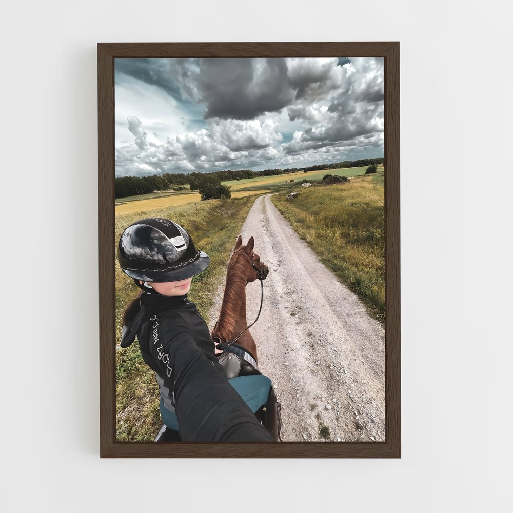 Poster Équitation Chemin (vue 5)