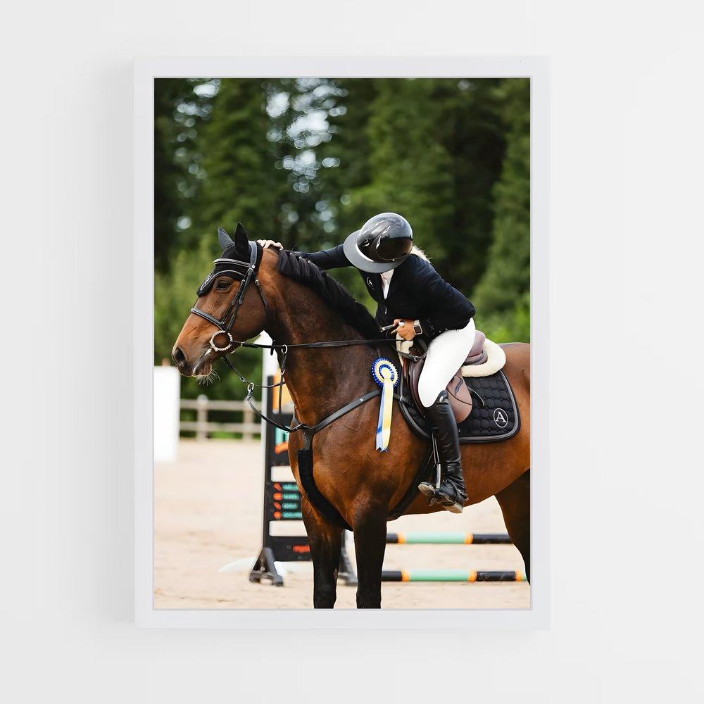 Poster Équitation Aesthetic (vue 3)